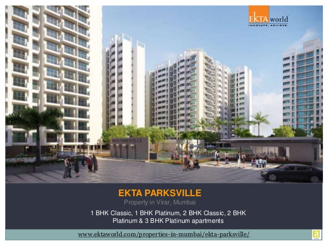 Enjoy your stay at Ekta Parksville with 1, 2, 3 bhk classic and platinum apartments Update